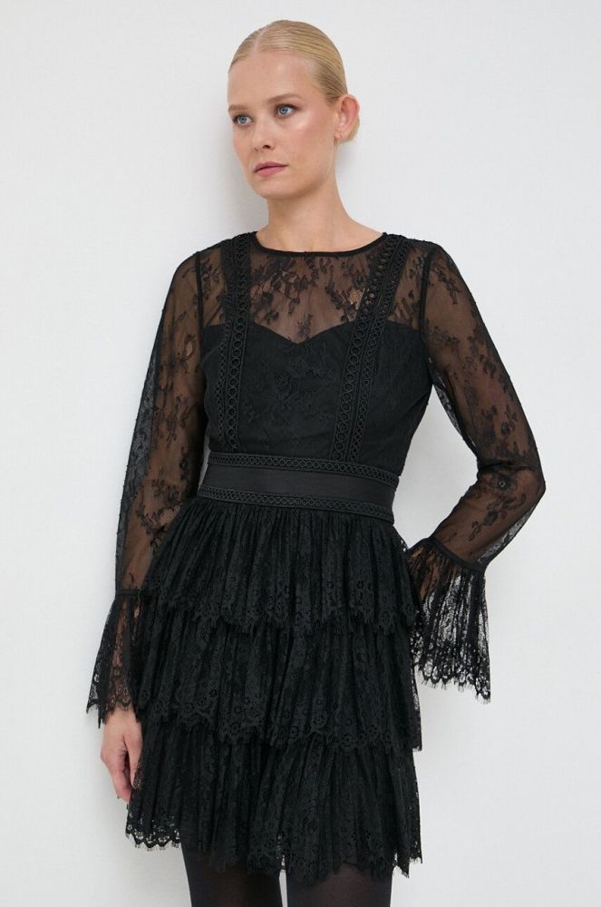 Сукня Marciano Guess колір чорний mini розкльошена (3582967)