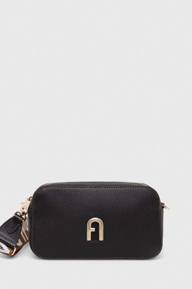 Шкіряна сумочка Furla колір чорний (3508361)