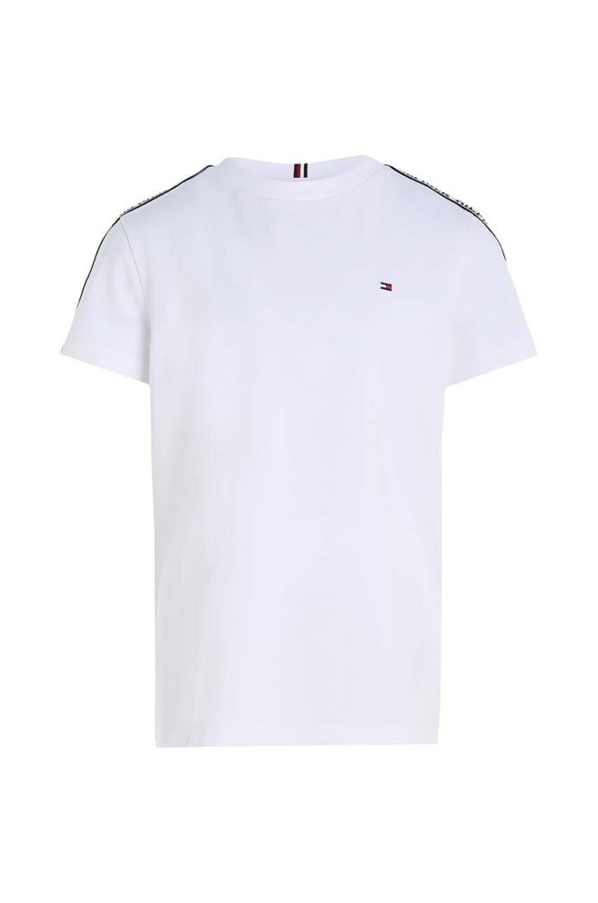 Дитяча футболка Tommy Hilfiger колір білий з аплікацією (3508372)