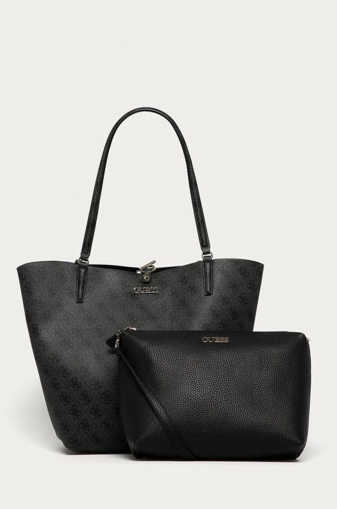 Guess - Двостороння сумочка колір чорний (1232093)
