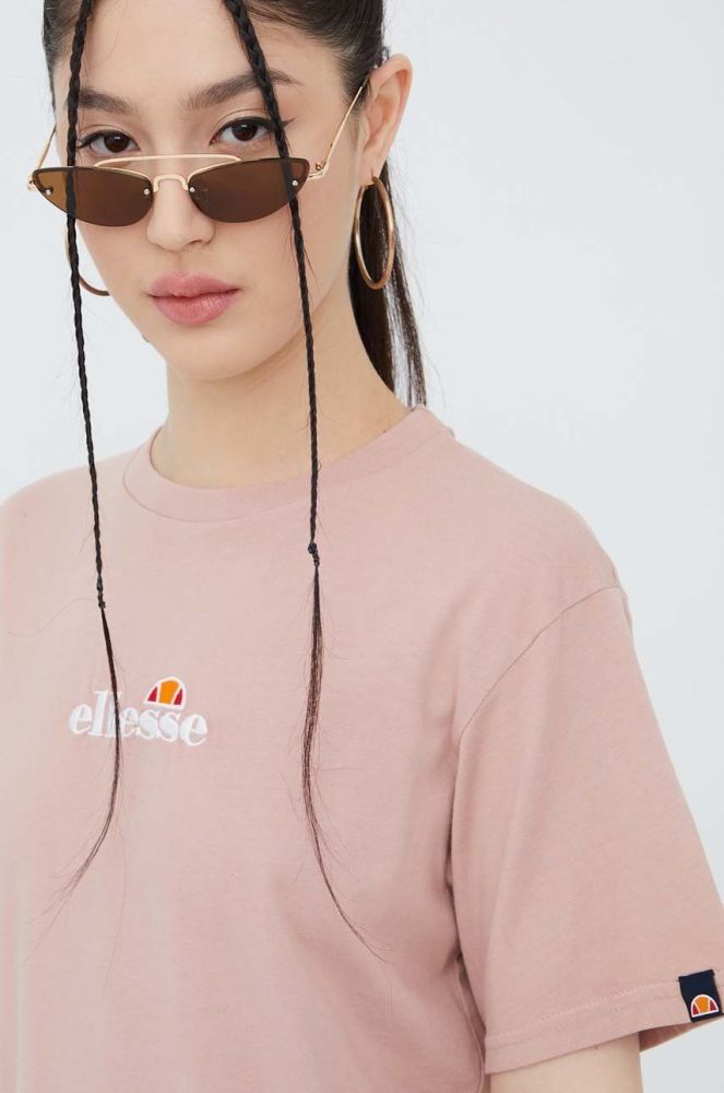 Бавовняна футболка Ellesse колір рожевий SGM13148-PINK (2347076)