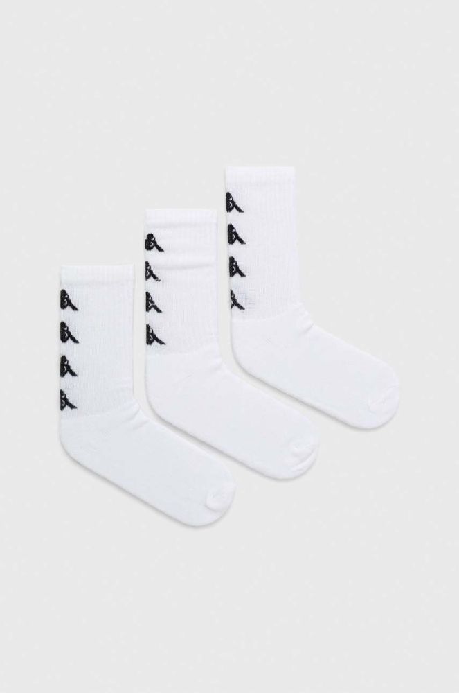 Шкарпетки Kappa 3-pack колір білий