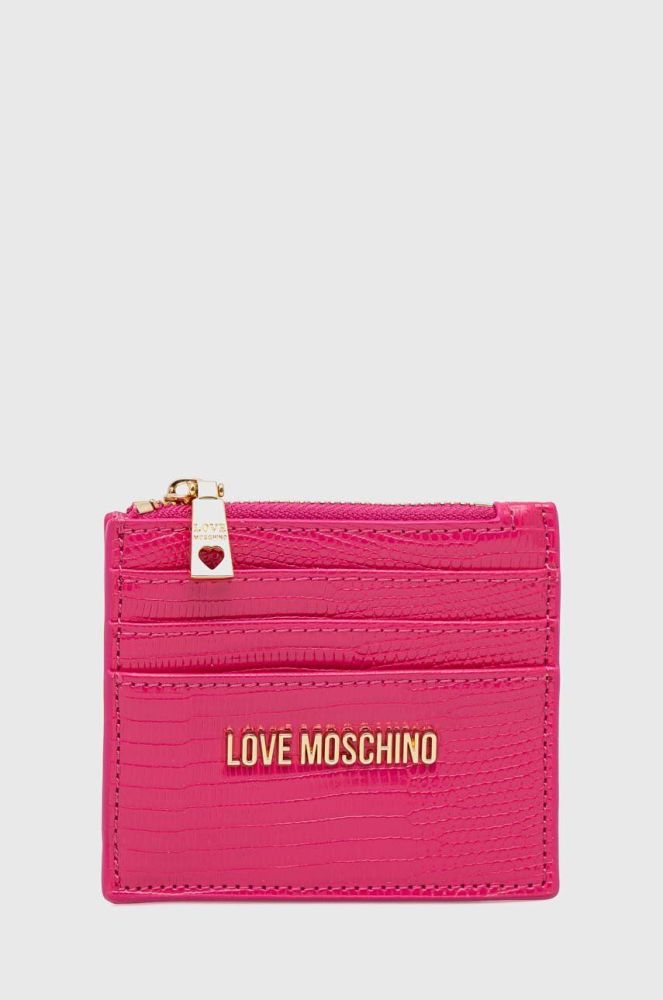 Гаманець Love Moschino жіночий колір рожевий (3104133)