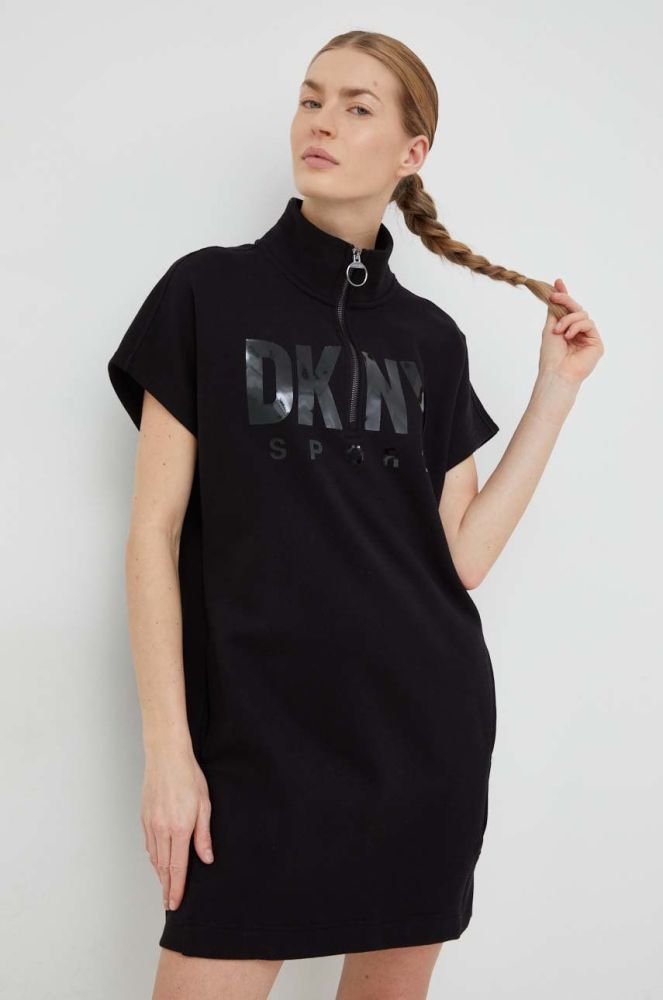 Сукня Dkny колір чорний mini oversize (2933839)