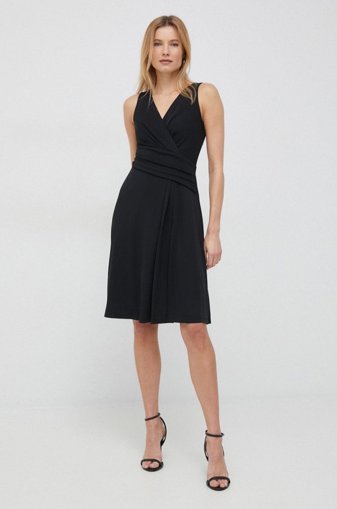 Сукня Lauren Ralph Lauren колір чорний mini розкльошена (2926156)