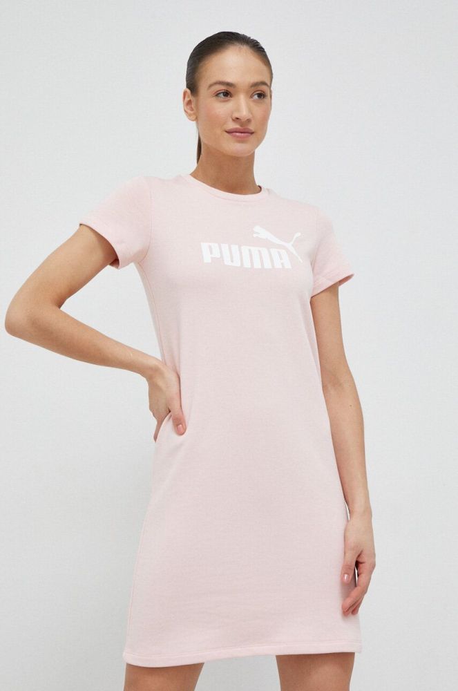 Сукня Puma колір рожевий mini пряма (3113507)