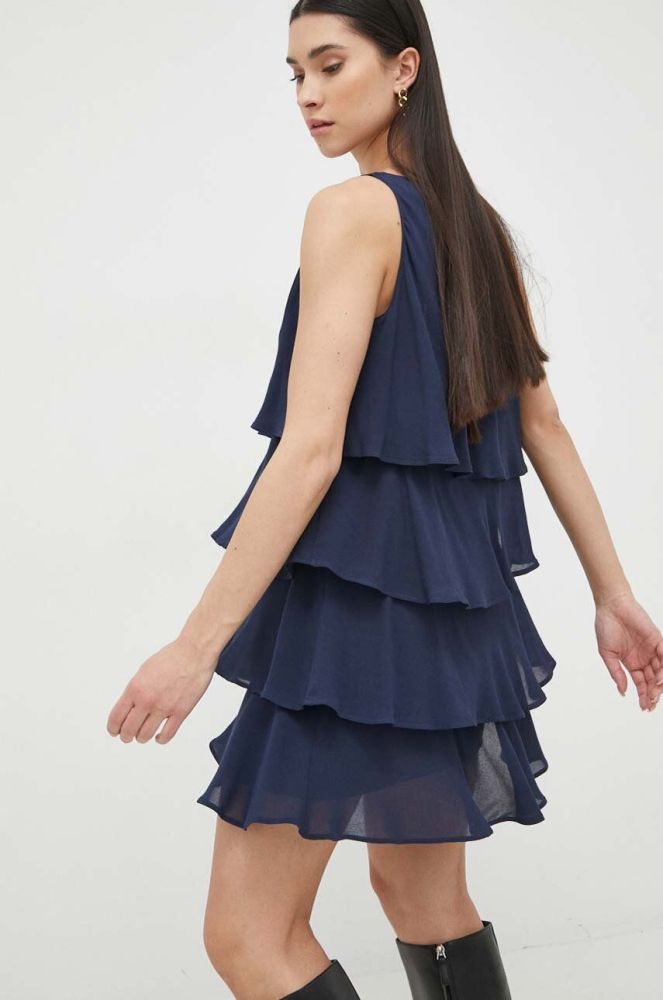 Сукня Armani Exchange колір синій mini oversize