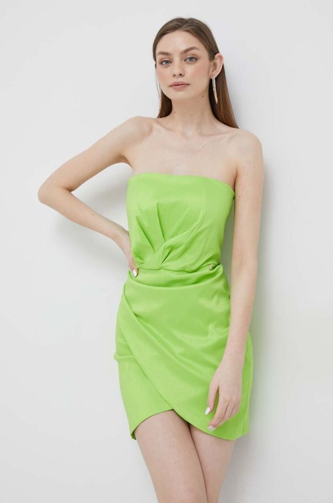 Сукня Artigli колір зелений mini облягаюча (3152500)