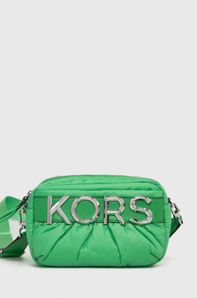 Шкіряна сумочка MICHAEL Michael Kors колір зелений (2894115)