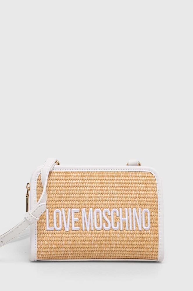 Сумочка Love Moschino колір бежевий (3129371)