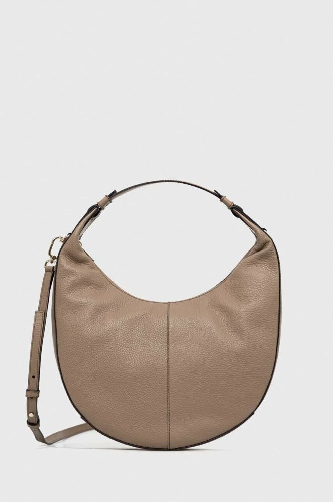 Шкіряна сумочка Furla колір бежевий (3046380)