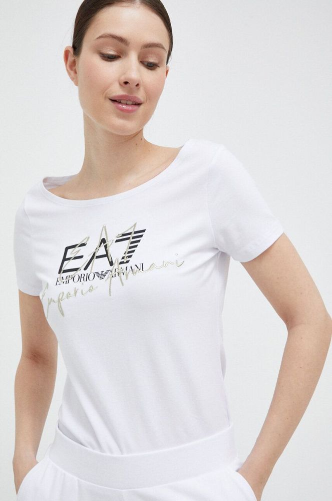 Футболка EA7 Emporio Armani жіночий колір білий (3152484)