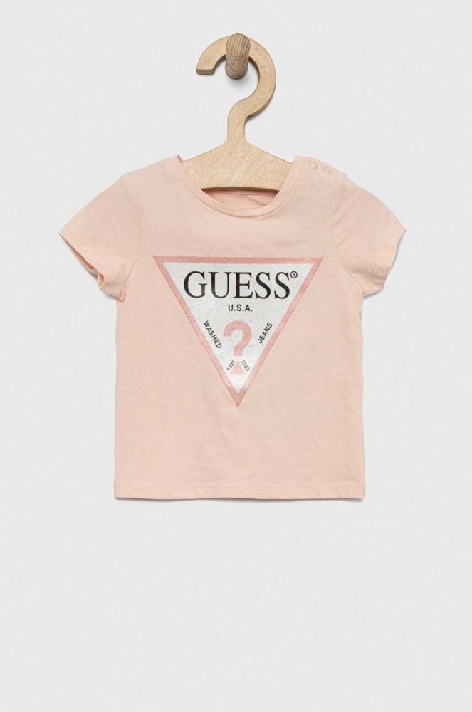 Дитяча футболка Guess колір рожевий (3047187)