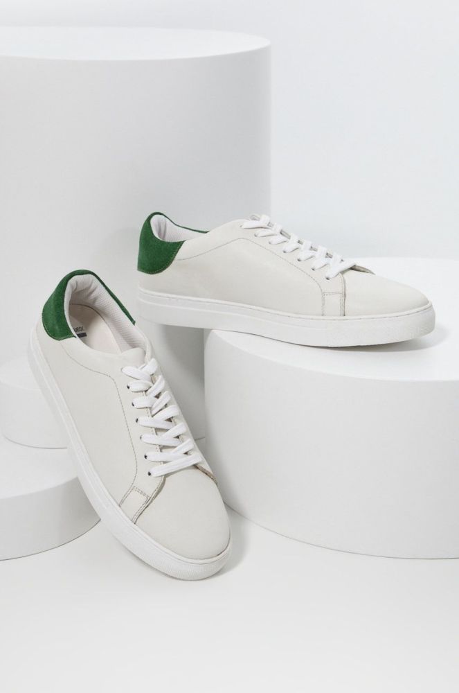Шкіряні черевики Answear Lab колір білий