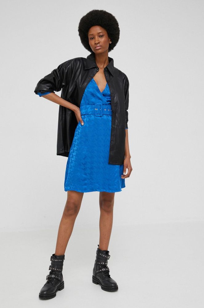 Сорочка Answear Lab жіноча колір чорний regular класичний комір (2161354)