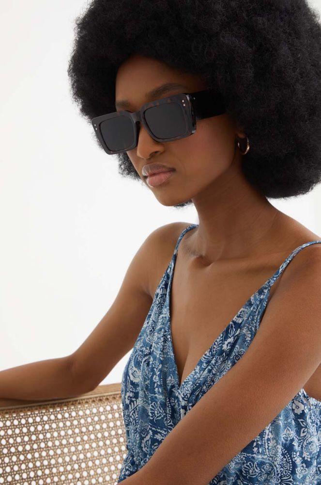 Сонцезахисні окуляри Answear Lab жіночі колір коричневий (3261750)