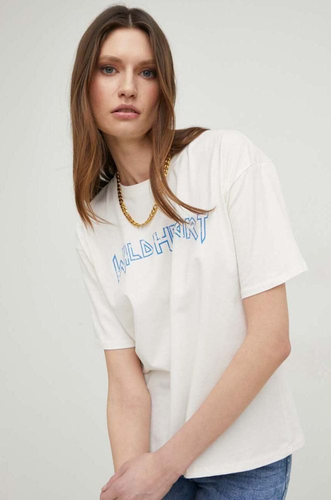 Бавовняна футболка Answear Lab колір білий (3005431)