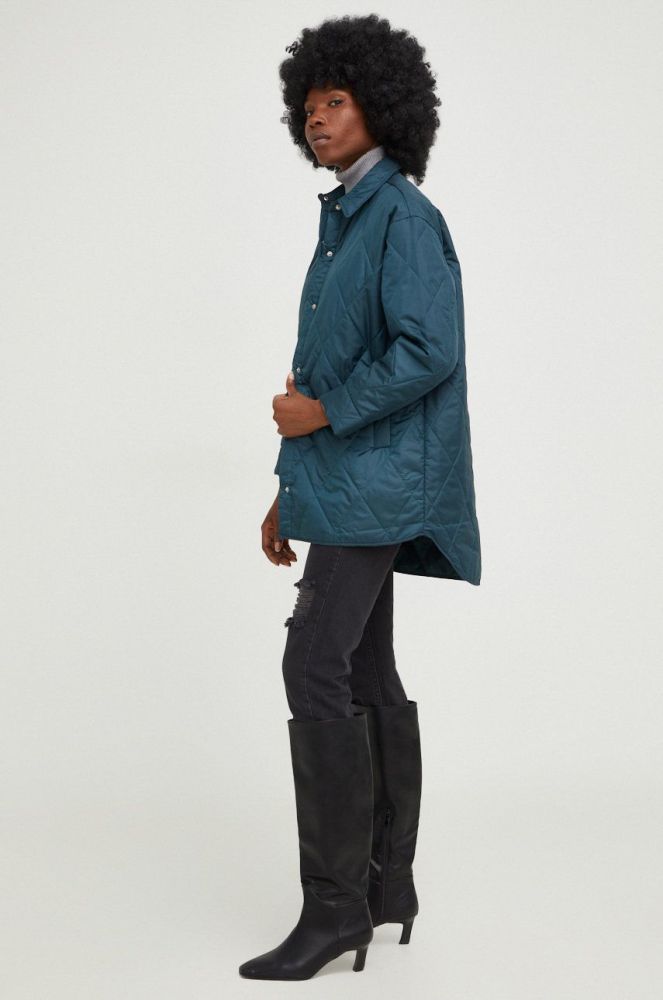 Куртка Answear Lab жіноча колір синій перехідна (2756312)