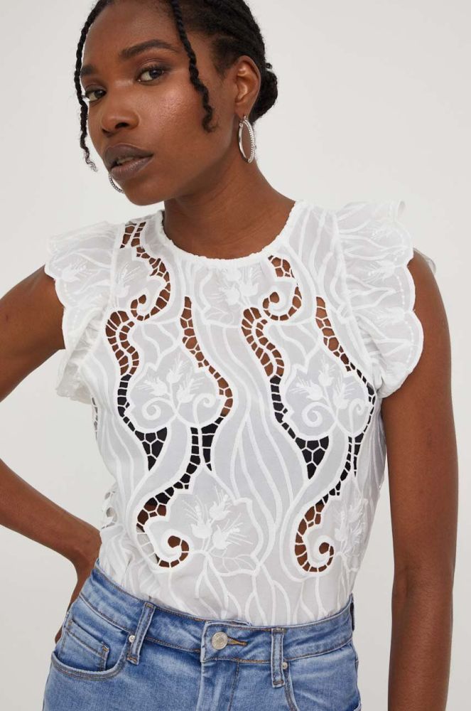 Блузка Answear Lab жіноча колір білий однотонна (3317562)