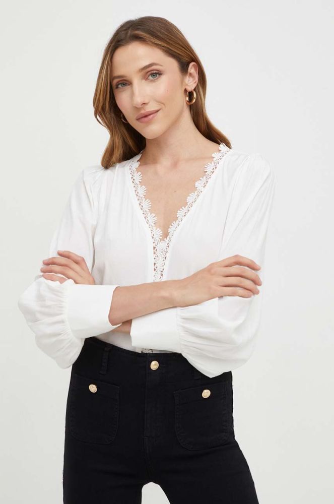Блузка Answear Lab жіноча колір білий однотонна (3405237)