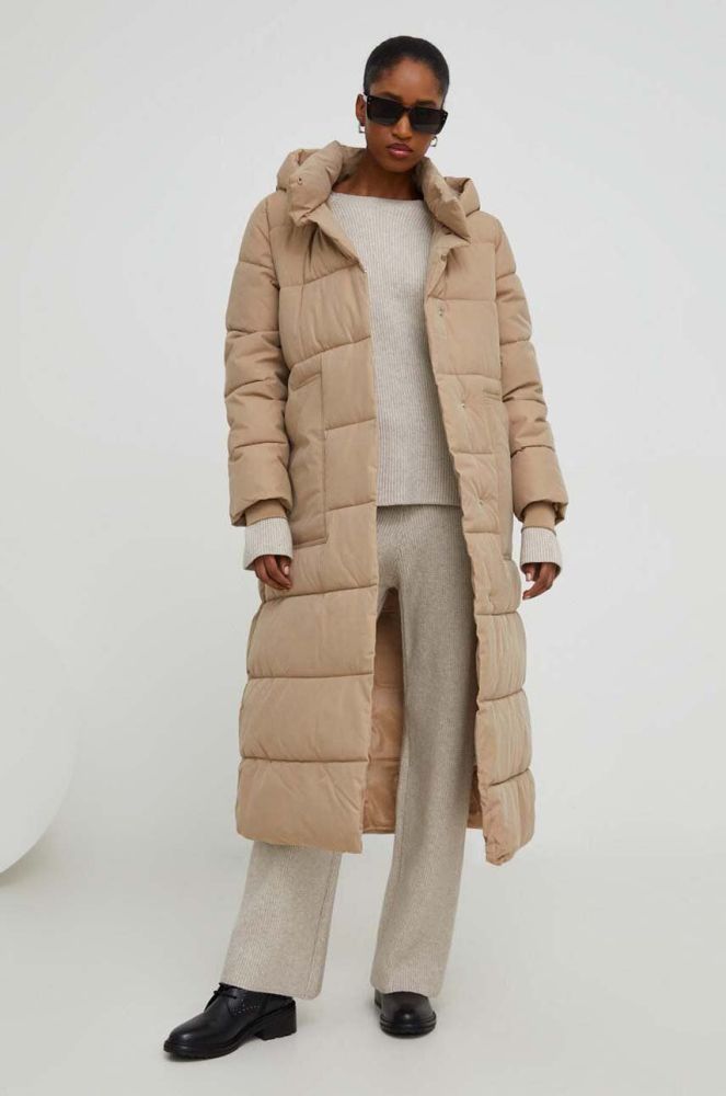 Куртка Answear Lab жіноча колір коричневий зимова (3651995)