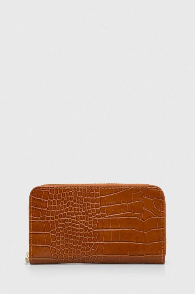 Шкіряний гаманець Answear Lab жіночий колір коричневий (3635718)