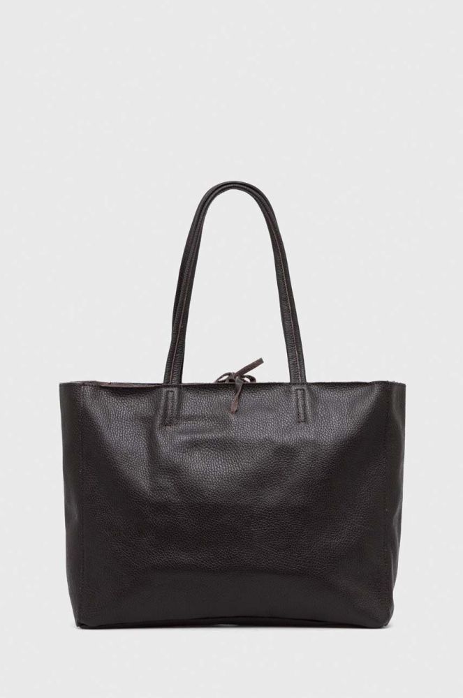 Шкіряна сумочка Answear Lab колір коричневий (3412567)