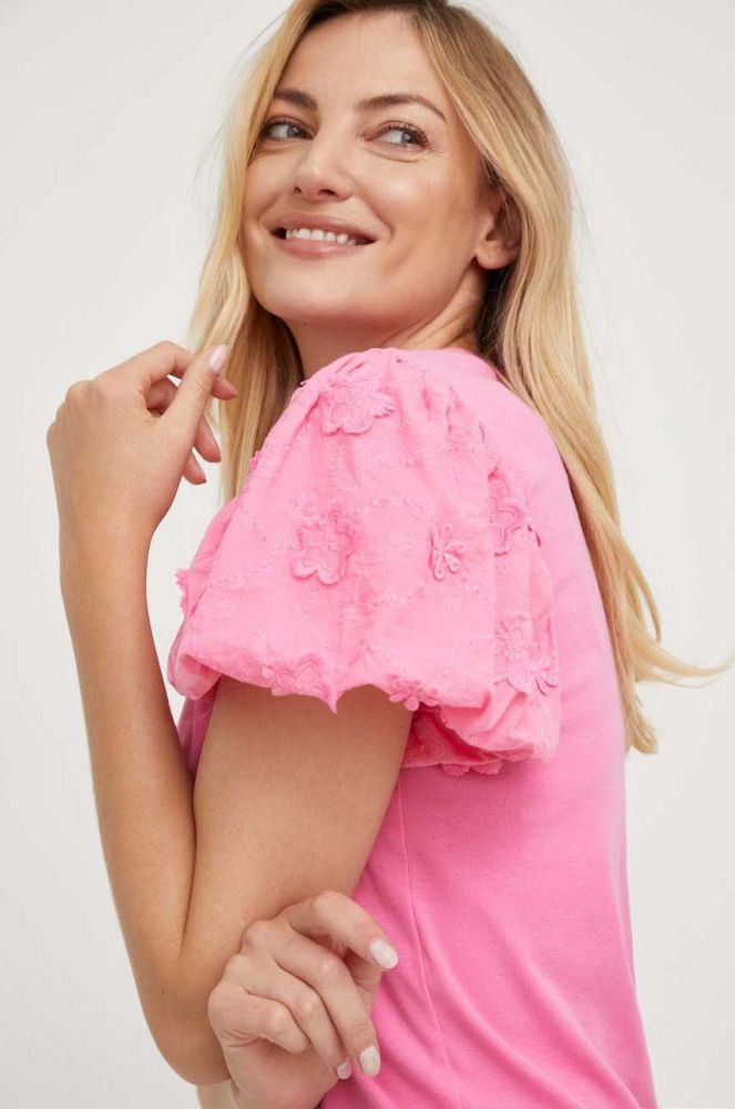 Блузка Answear Lab колір рожевий (3367789)
