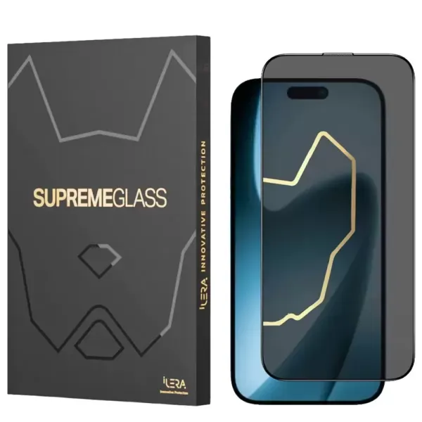 Захисне скло з ефектом антишпигун iLera DeLuxe Incognito Glass для iPhone 18 Pro (iLInDL18Pr)