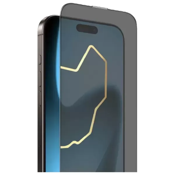 Захисне скло з ефектом антишпигун iLera DeLuxe Incognito Glass для iPhone 18 Pro (iLInDL18Pr) фото 2