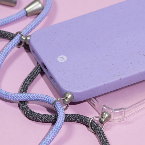 Чохол із шнурком Momax Crossbody TPU Strap Case | ECOStrap Case Purple для iPhone 13 Pro Max фото 2
