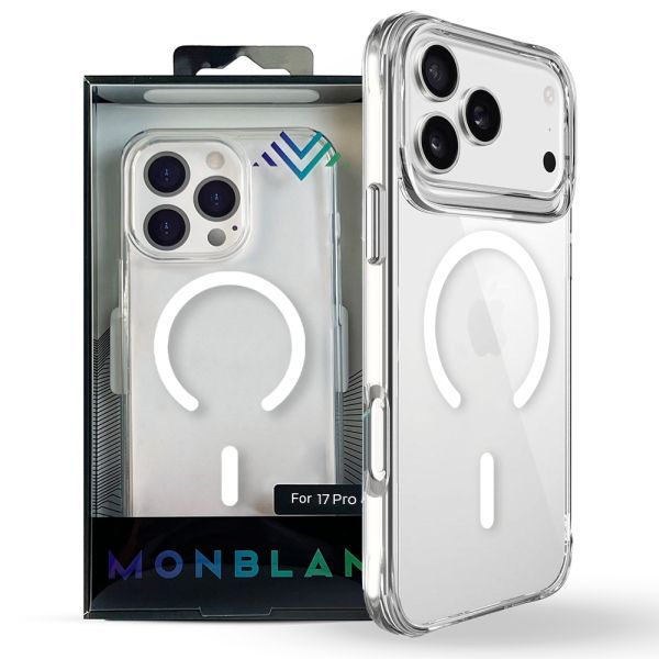 Прозорий чохол Monblan Magnetic Crystal Series Transparent для iPhone 17 Pro