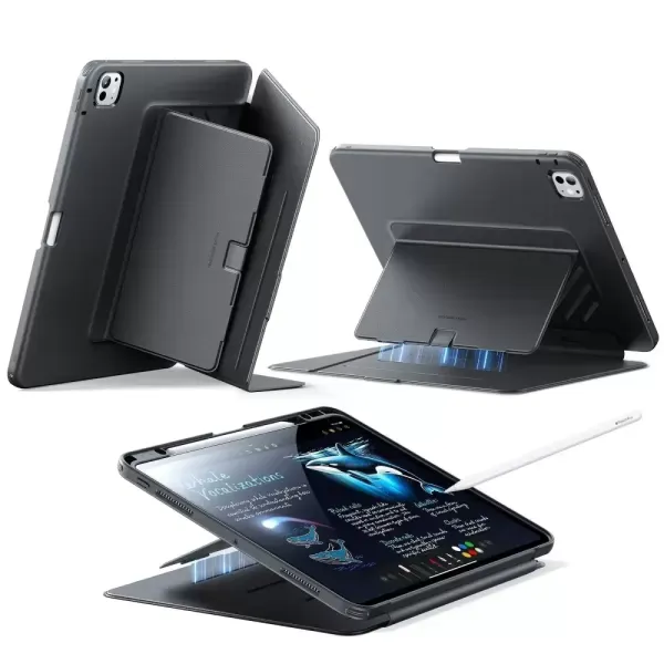 Чохол-підставка ESR Flip Magnetic Case with Pencil Holder Black для iPad Pro 13" M5 | M4 (2025 | 2024)