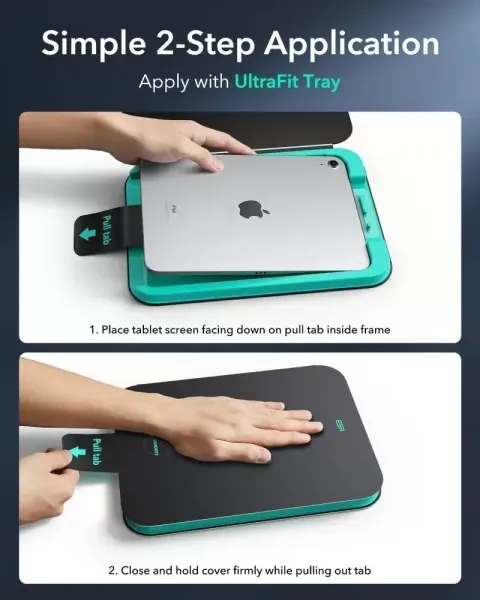 Захисне скло з аплікатором ESR UltraFit Classic Screen Protector (2 шт.) для iPad Pro 13” M5 | M4 (2025 | 2024) (1E12700102) фото 3