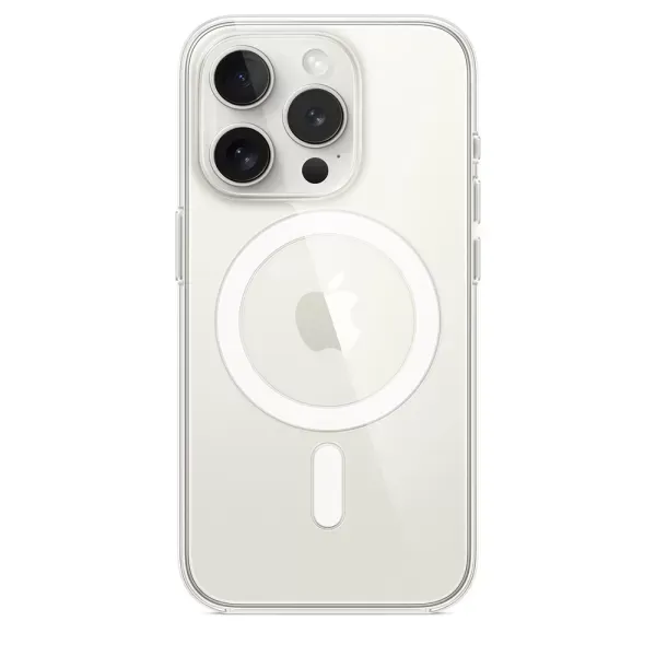 Оригінальний прозорий чохол Apple Clear Case with MagSafe для iPhone 15 Pro (MT223) фото 3