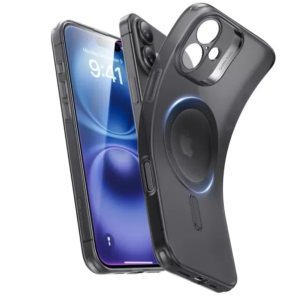 Матовий чохол ESR Zero Clear Case (HaloLock) Frosted Black для iPhone 16 Plus (1A7720202)