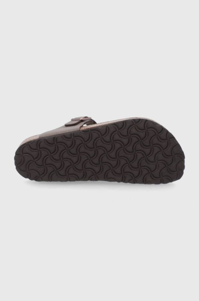В'єтнамки Birkenstock Gizeh жіночі колір коричневий на плоскому ходу Regular Width 43751-Mocca фото 5