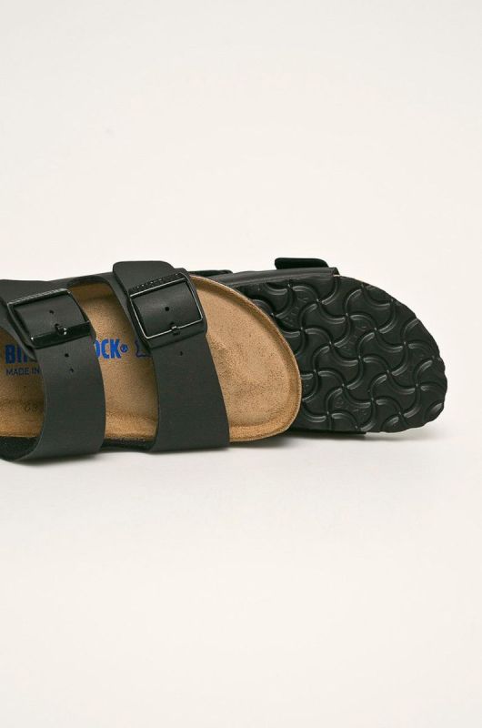 Шльопанці Birkenstock Arizona SFB колір чорний фото 4