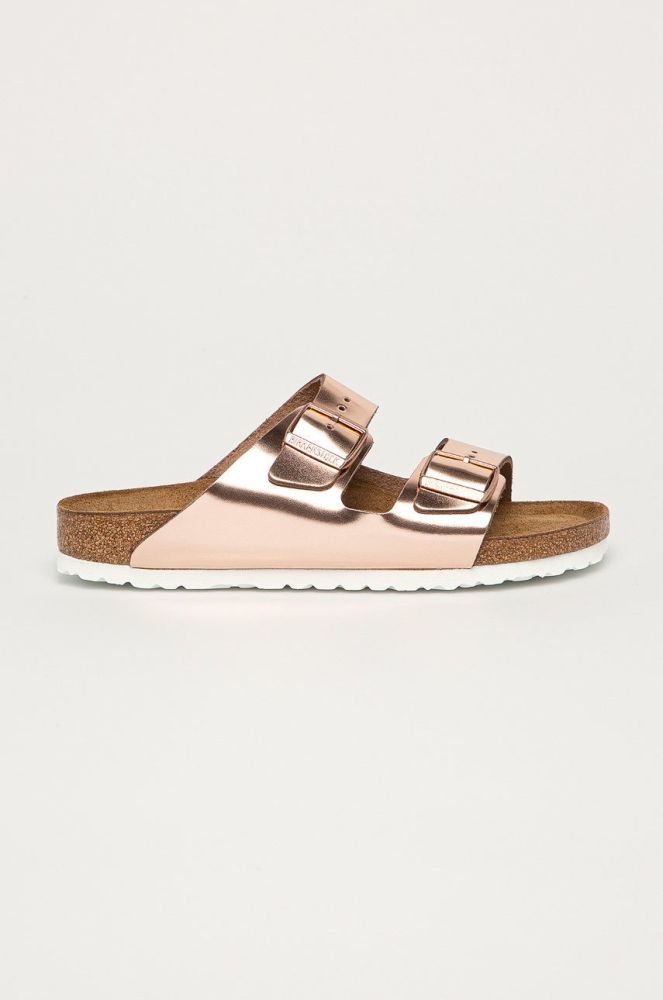 Birkenstock - Шкіряні шльопанці Arizona Narrow Width 952093-M..Copper колір рожевий