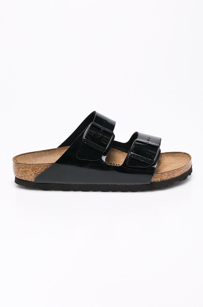 Birkenstock - Шльопанці Arizona Narrow Width 1005292-Pat.Black колір чорний