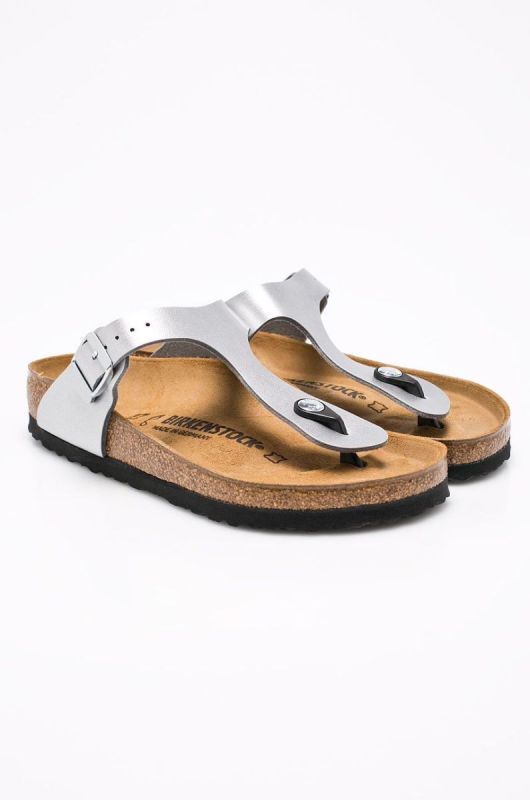 Birkenstock - В'єтнамки Gizeh Bs Regular Width 043851-Silver колір срібний фото 2