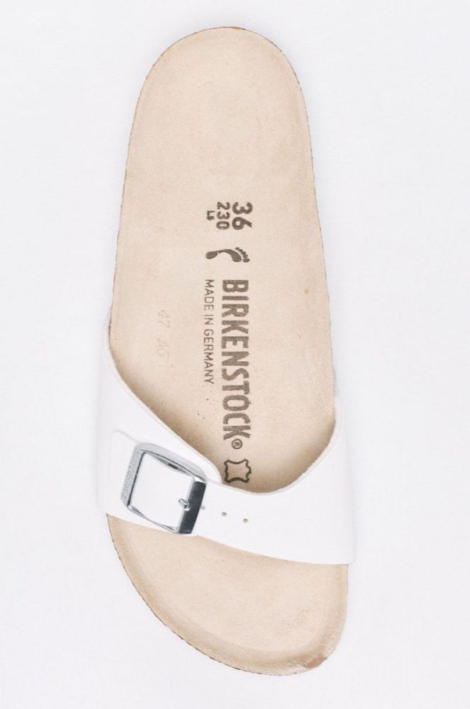 Birkenstock - Шльопанці Madrid Narrow Width 40733-White колір білий фото 5