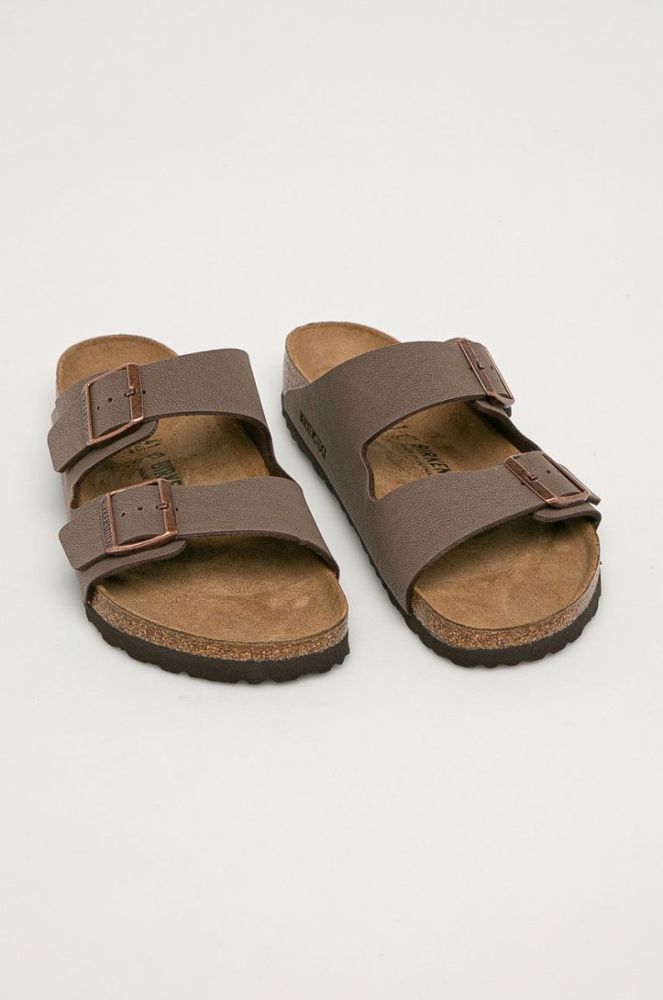 Шлепанцы Birkenstock Arizona цвет коричневый 151181 фото 2