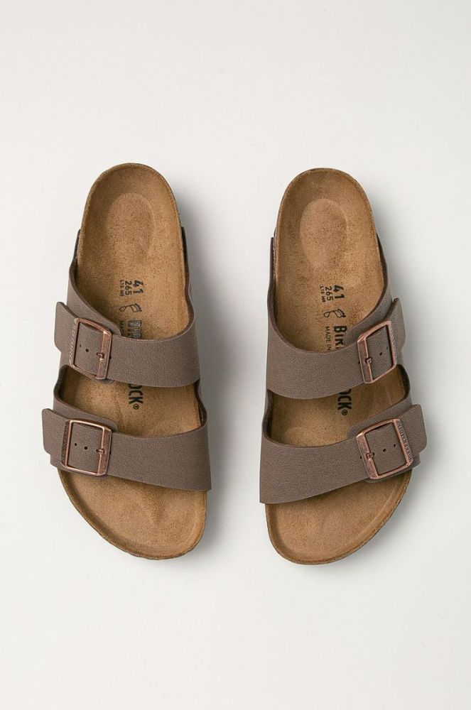 Шлепанцы Birkenstock Arizona цвет коричневый 151181 фото 4