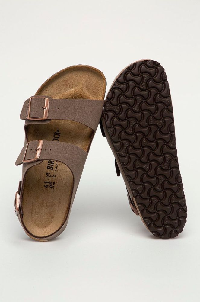 Birkenstock - Сандалі Milano Regular Width 634501-Mocca колір коричневий фото 4