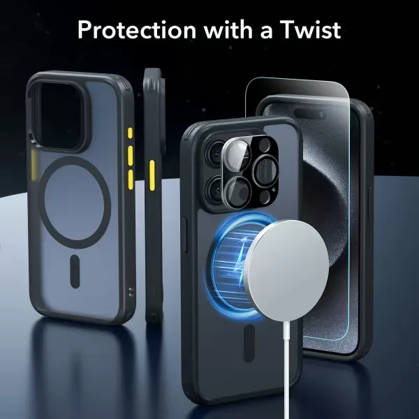 Чохол зі склом ESR Classic Pro Case (HaloLock) Set Clear для iPhone 15 Pro (1A7230603) фото 2