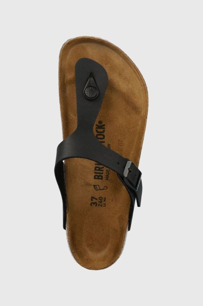 Birkenstock - В'єтнамки Gizeh Regular Width 043691-Black колір чорний фото 4