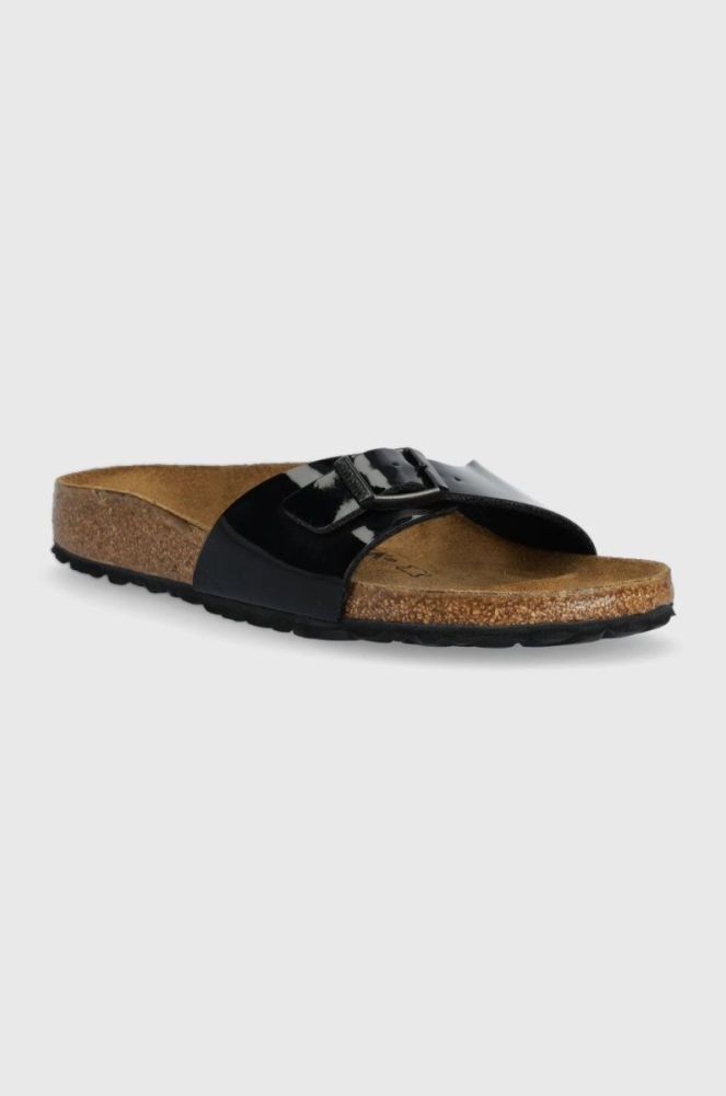 Шльопанці Birkenstock жіночі колір чорний 040303-Black фото 2