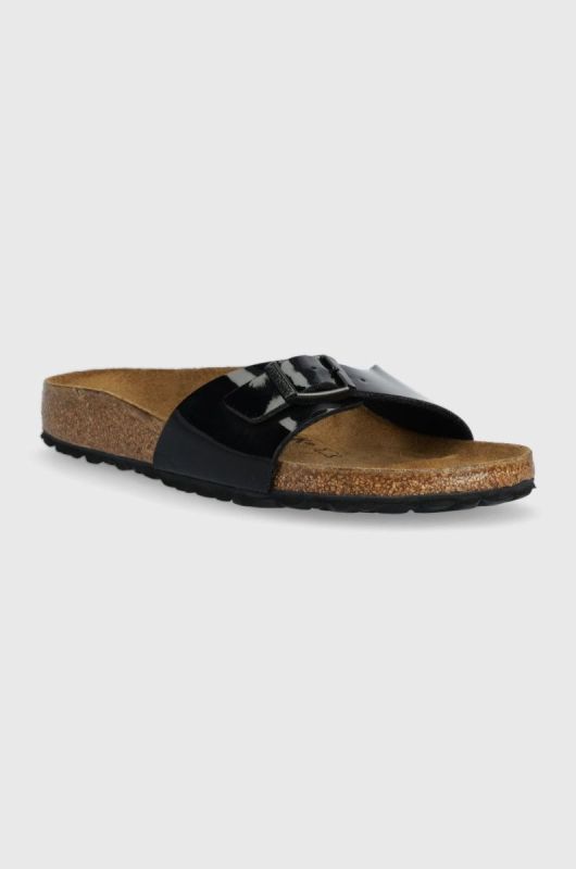Шльопанці Birkenstock жіночі колір чорний 040303-Black фото 2