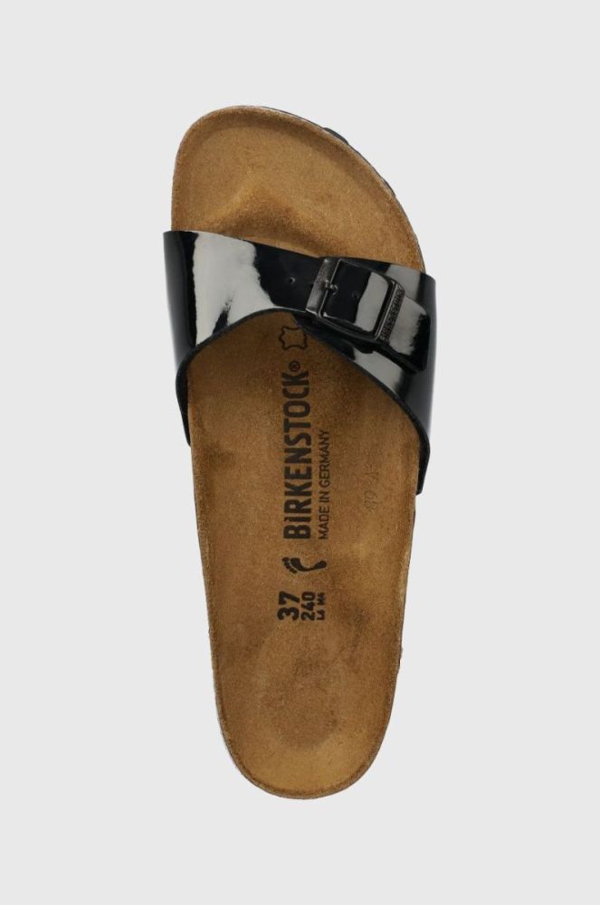 Шльопанці Birkenstock жіночі колір чорний 040303-Black фото 4